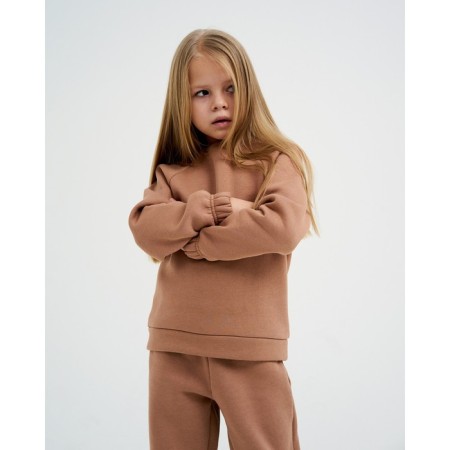Children's costume with the basis (jumper, trousers) KAFTAN "BASIC Line" R.32 (110-116), coffee-9