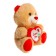 Soft toy "Trunk with heart", the color is red
