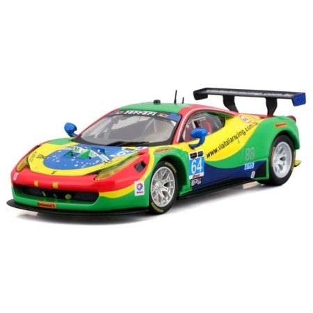 Racing machine BBURAGO Ferrari 458 Italia GT3 2015, DIE-CAST, 1:43, multi-colored