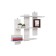 Hinged shelf PD-14 835x156x930 White