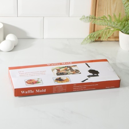 The frying pan is a double shade “Vienna waffles”, D = 14 cm, plastic pen, black color-6