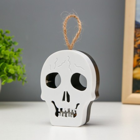 Sponel "Skull" LED 1W RGB from LR1130 batteries white-black 9.5x4x5cm Risalux-1