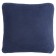 Decorative pillow made of washed cotton dark blue in color Essential, size 45x45 cm