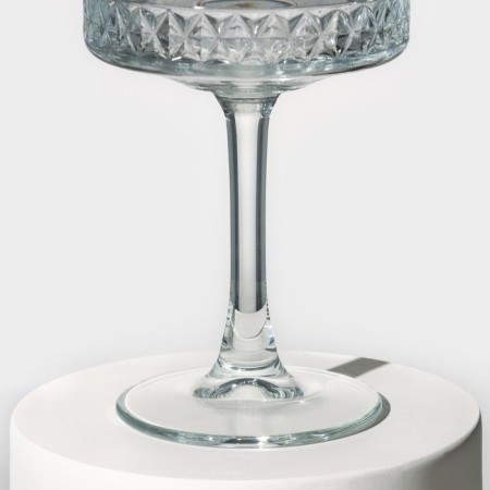 Elysia glass glasses set, 500 ml, 4 pcs, with a golden border-3