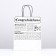 Crafts "newspaper" white 25 x 10 x 32 cm