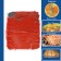 Puff vegetable, red, 45 x 75 cm, 25 - 30 kg