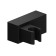 Shower water lodge Wasserkraft A224, rotary, ABS plastic, black