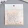 A set of beads for creativity plastic "Golden heart in the circle" White 20 g 0.3x0.7x0.7 cm