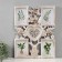 Photo frame plastic in 5 photos 10x15 13x12 "Cash tree" white with gold 45x35x2.5 cm