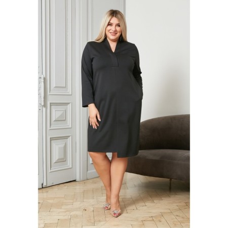 Women's dress, size 68, black color