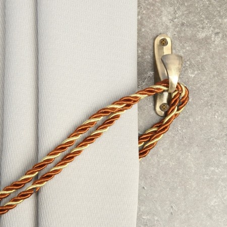 Hook for curtains KS101 CAPPIO, one -rod, bronze color, 2 pcs-4