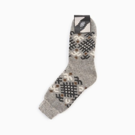 Male wool socks, gray color, size 27-3