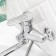 BUNNE BOOOU B8173-18F bath, pour 350 mm, shower set, brass, chrome