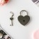 Wedding castle with the key "Love Forever."