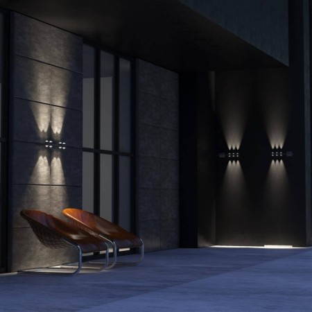 Calle lamp, 12x12W LED, 4000K, 1020LM, IP54, gray color.-3