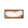 Sanding clock-picture, 17 x 37 cm, anti-stress, orange sand