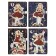 Gift notebook, A6+, 132 sheets, color block, with a stream on a magnet, PVC cover, "Anime", mix