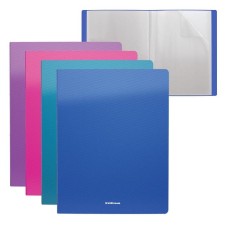 Folder with 20 A4 inserts, 500 μm, Erichkrause Diagonal Vivid, heat welding, mix