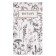 Botany gift set: towel, stands, kitchen spoon, kitchen scapula
