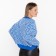 Cardigan female, color bright blue, size One size (42-46)