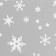 Glossy film "Snowflakes", white, 0.7 x 8.2 m, 40 μm, 200 grams