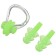 ONLYTOP swimming set: Nose clamp, beryushi, Mix color