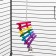 Toy for birds "Rainbow swing", mix