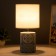 Hell lamp "Agatha" E14 40W gray 16x16x31 cm Risalux