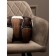Texrepublic blanket, size 200x220 cm, brown color
