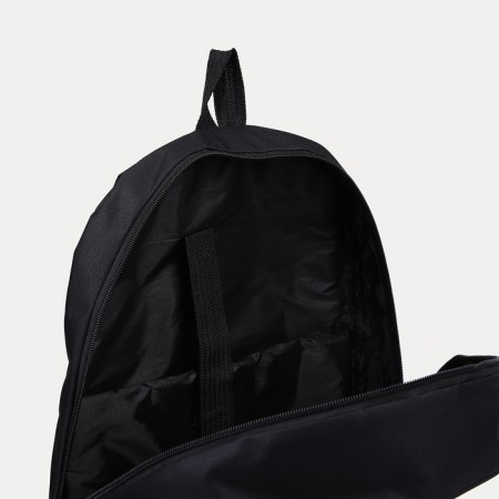 Set of a youth backpack on lightning from textiles with USB, bag, cosmetic bag, black color-4