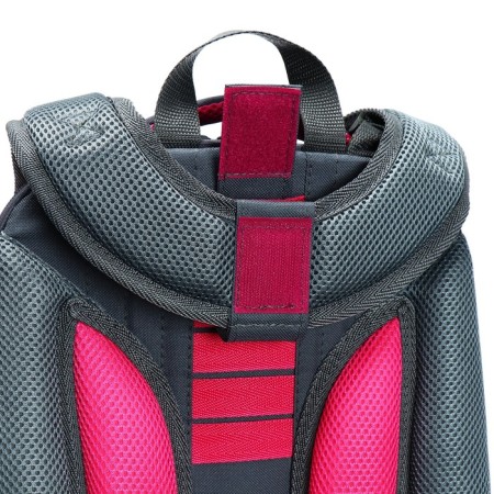 School backpack 38 x 30 x 16 cm, ergonomic back, Stavia "Fluffy", gray-8