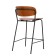 Semi -barbar stool TorFrid, 450 × 520 × 890 mm, nut color