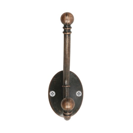 Hook furniture tundra TKD021, two -rod, copper, 5 pcs TMP-2