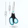 Chancellery scissors 21 cm, Prochist "Gradient"