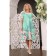 Women's dress, size 48, mint color