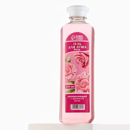 Shower gel, moisturizing, 300 ml, rose aroma, beauty pantry-4