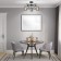 Ceiling lamp 5x40W E14, size 55x55x28 cm