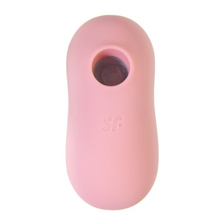 Vacuum-wave contactless stimulator of the Satiffyer Cotton Candy clitoris, silicone, pink color-12