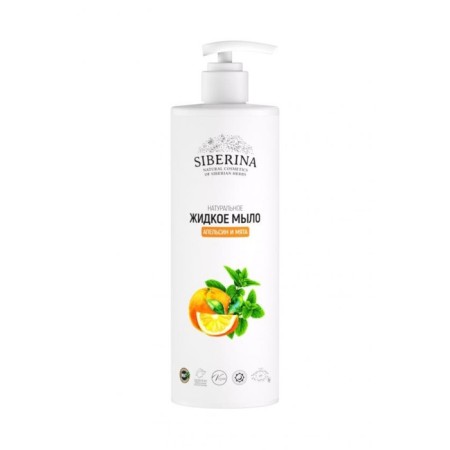Natural liquid soap "Orange and Mint", 400 ml-2