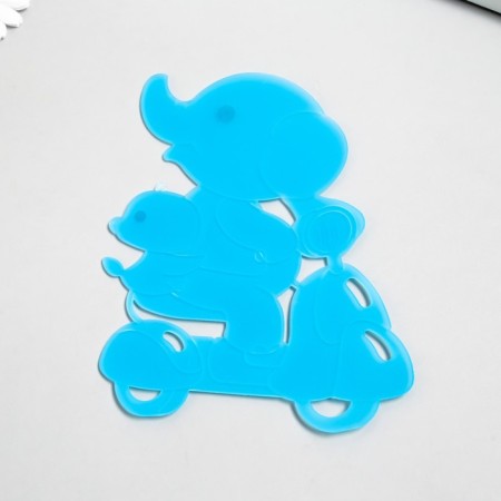 Phosphorus sticker "Moped mopes" with adhesive pads set of 2 pcs mix 29.5x25 cm-7