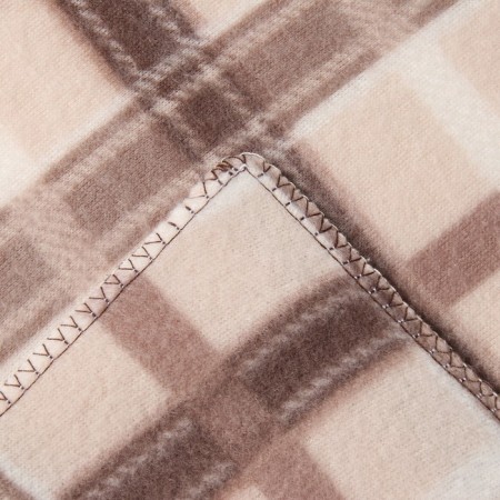Sherlock plaid 140x200cm, beige color, fleece 180g/m PE-3