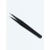 Pinzet for eyelash extensions, straight, 12 (± 1) cm, black color