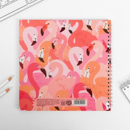Funny “Tropics inside” 20*20 cm, 40 sheets-9