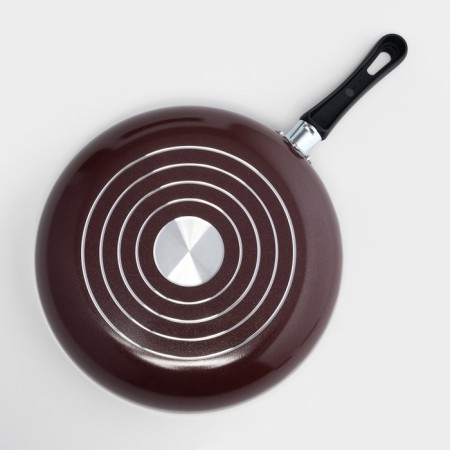 The “Expert” pan, d = 28 cm, anti -stick coating, burgundy color-3
