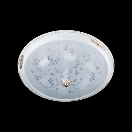 Ceiling light MayToni C907-CL-06-W, 6HE27, 40W, 53x53x16 cm, white color with gold-1