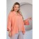 Female blouse, size 50, terracotta color