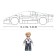 Designer Racing machine Sluban Models, 264 parts, 6+