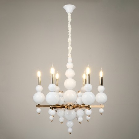 Siena chandelier 6he14 40W white-gold 60x60x117 cm-1