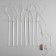 Garland “icicles” 2.5 × 0.3 m, IP65, transparent thread, 192 LED, yellow glow with a drain effect, 12 V effect