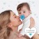 Nipple - classic dummy, silicone, +6 months, with a cap "Butterfly", the color of the blue